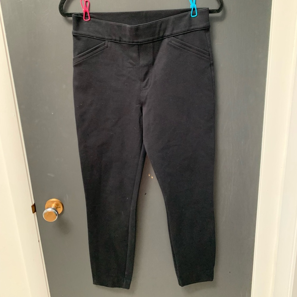 Spanx Classic Black The Perfect Pant, Ankle Backseam Skinny Size M
